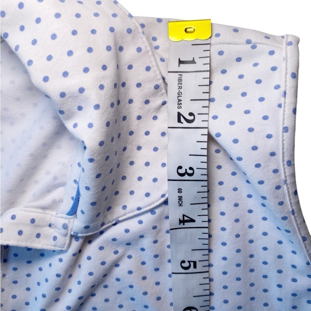 Lady Hagen Polka Dot Sleeveless Golf Polo Top - Picture 13 of 15